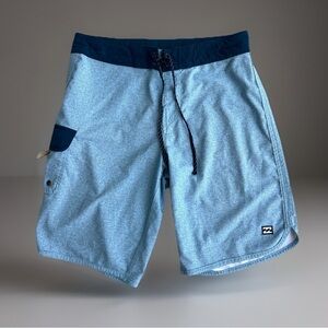 BILLABONG Mens Boardshort  Blue Size 28 Shorts Surf Swim Drawstring Trunks